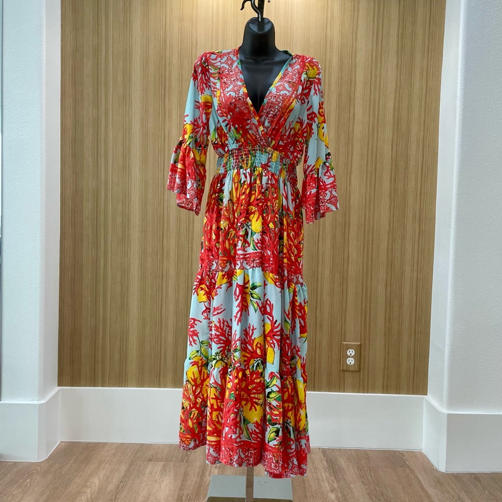 Antica Sartoria Floral Dress